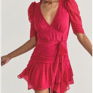 LoveShackFancy Arlo Mini Dress Size 6 - Pink (Loveshack Fancy, Love Shack Fancy)